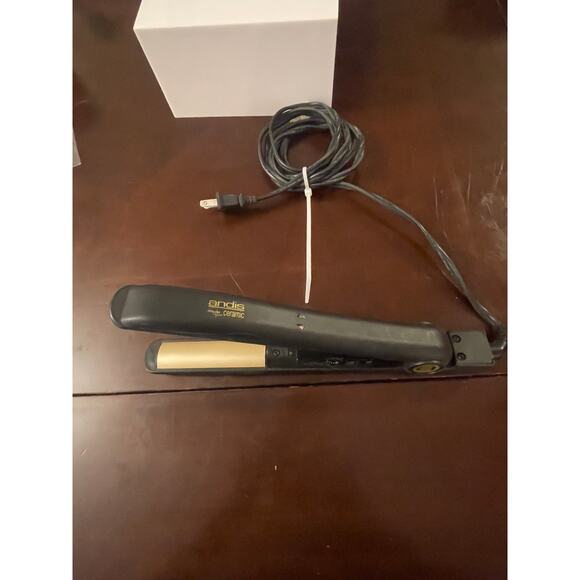 Andis Flat Iron Hair Straightener Tourmaline Nanoceramic Multi Heat Ceramic 1" - Picture 1 of 7